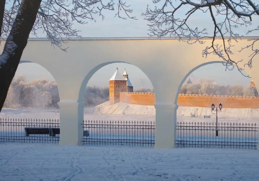 Автобус| В царстве снега и былин: Новгородские просторы