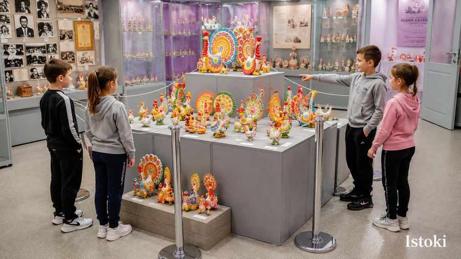 Вятские узоры: путешествие в сказку дымковской игрушки